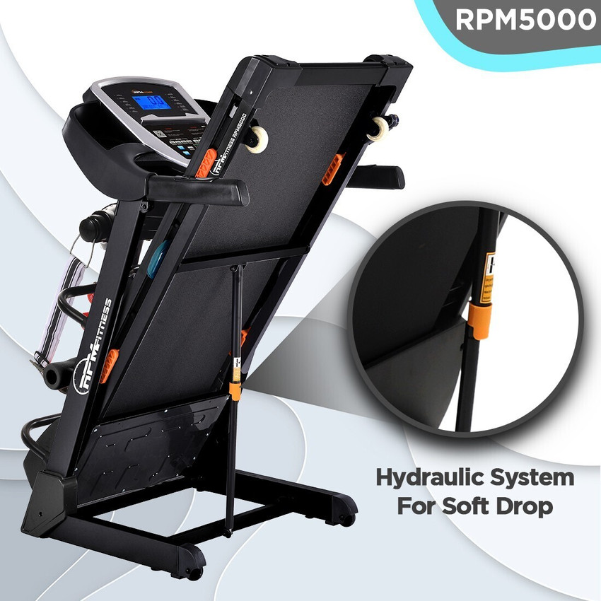 RPM Fitness by Cultsport by cult RPM5000 4.5HP Peak Motorized Max Weight 110Kg For Home Gym Workout Treadmill