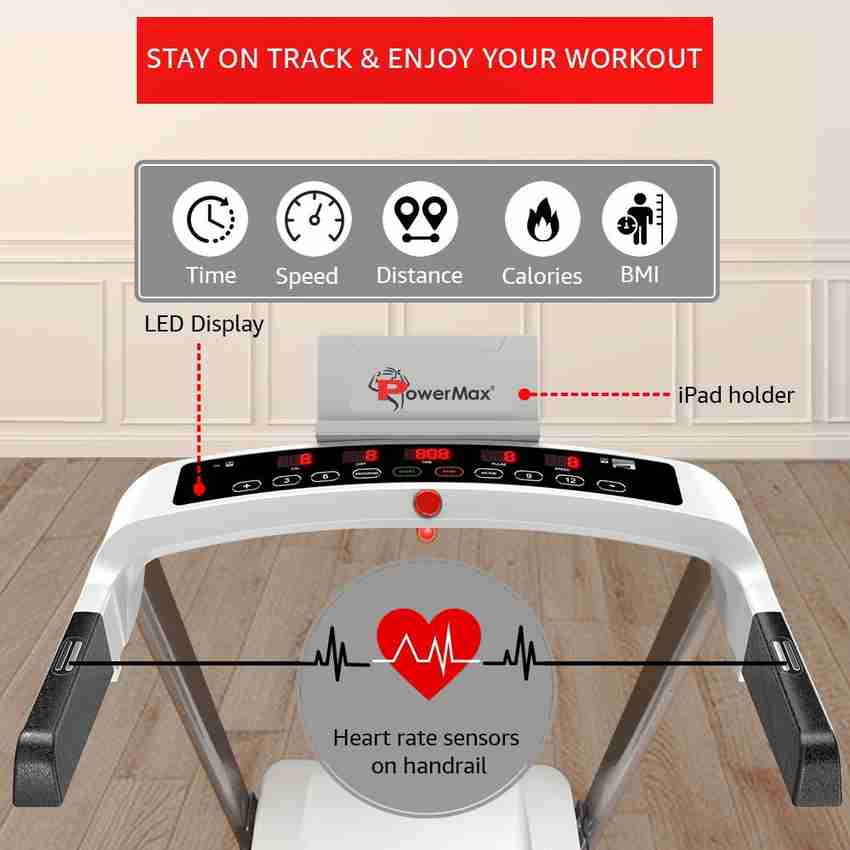 Powermax Fitness TDM 99S 1.5HP Light Weight Foldable Motorized Treadmill for Jogging Running at Home Treadmill Buy Powermax Fitness TDM 99S 1.5HP Light Weight Foldable Motorized Treadmill for Jogging...