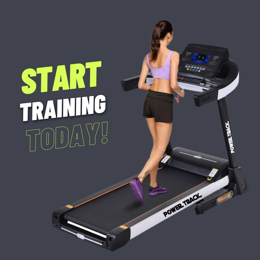 Power track treadmill best sale