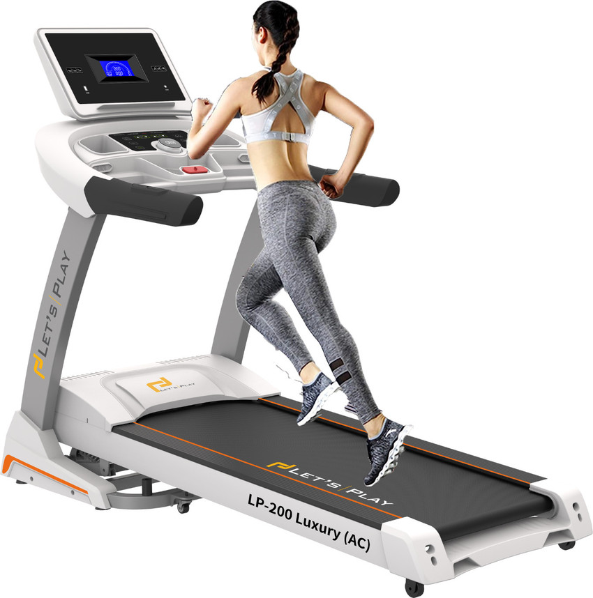 lets play Automatic Treadmill 3HP AC Motor Peak 6 HP Auto Inclination Treadmill with Extra Suspension Technology Treadmill Buy lets play Automatic Treadmill 3HP AC Motor Peak 6 HP Auto Inclination Tre...