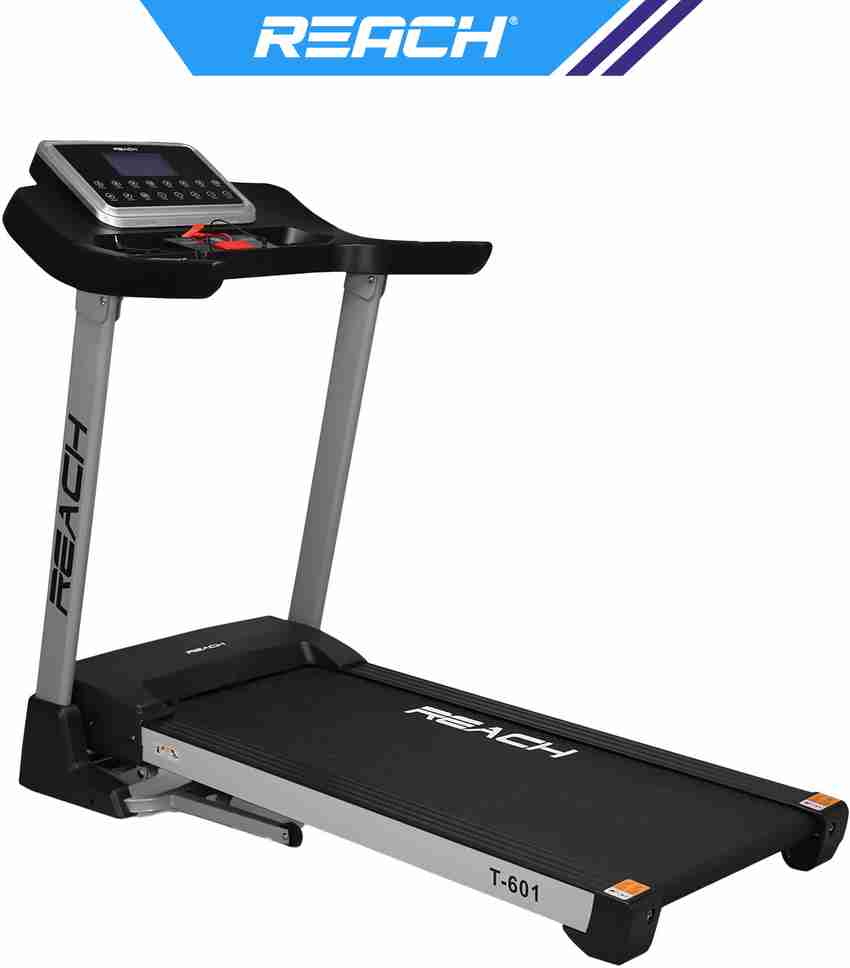 Buy Reach T 601 Auto Incline Motorized Foldable Treadmill Running Machine for Home use 5.5hp Peak Treadmill Online at Best Prices in India Sports Fitness