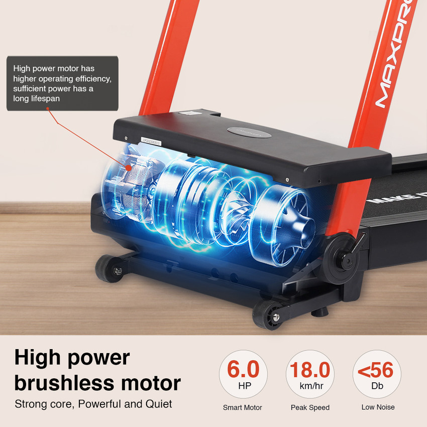 Dc motorized treadmill high power cheap