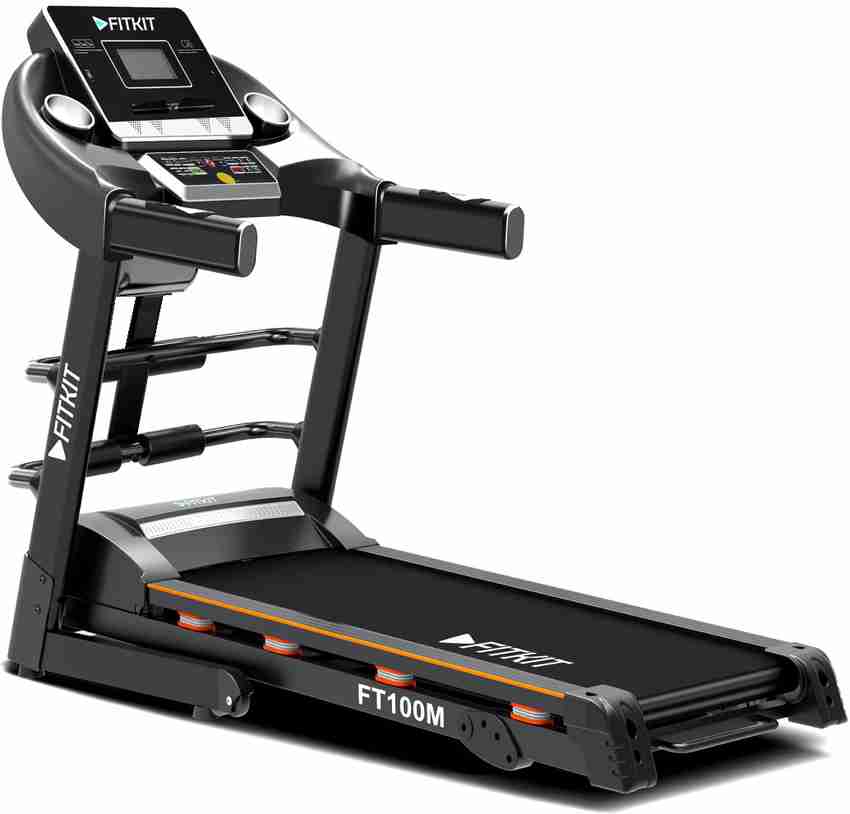 FITKIT by Cultsport by cult FT100M 3.25HP Peak Max Weight 110Kg 12 Preset Program For Home Gym Treadmill