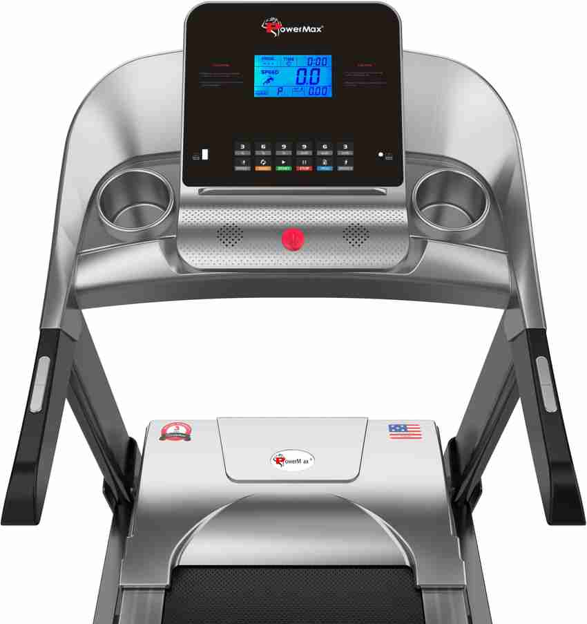 Buy Powermax Fitness TAC 225 4HP Peak 12 Preset Workout Programs MP3 User 120kg Foldable Home use Treadmill Online at Best Prices in India Sports Fitness Flipkart