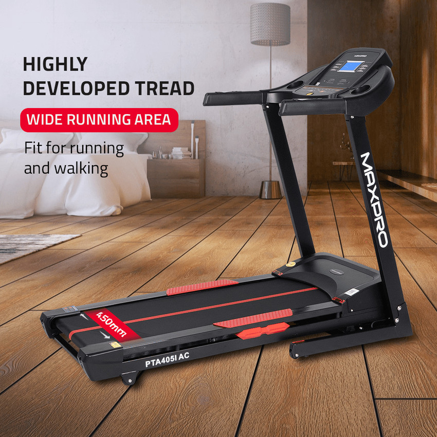 Maxpro PTA405IAC 15Level Auto Incline 5HP Peak AC Motor Speed 16KM HR Treadmill Buy Maxpro PTA405IAC 15Level Auto Incline 5HP Peak AC Motor Speed 16KM HR Treadmill Online at Best Prices in India Sport...