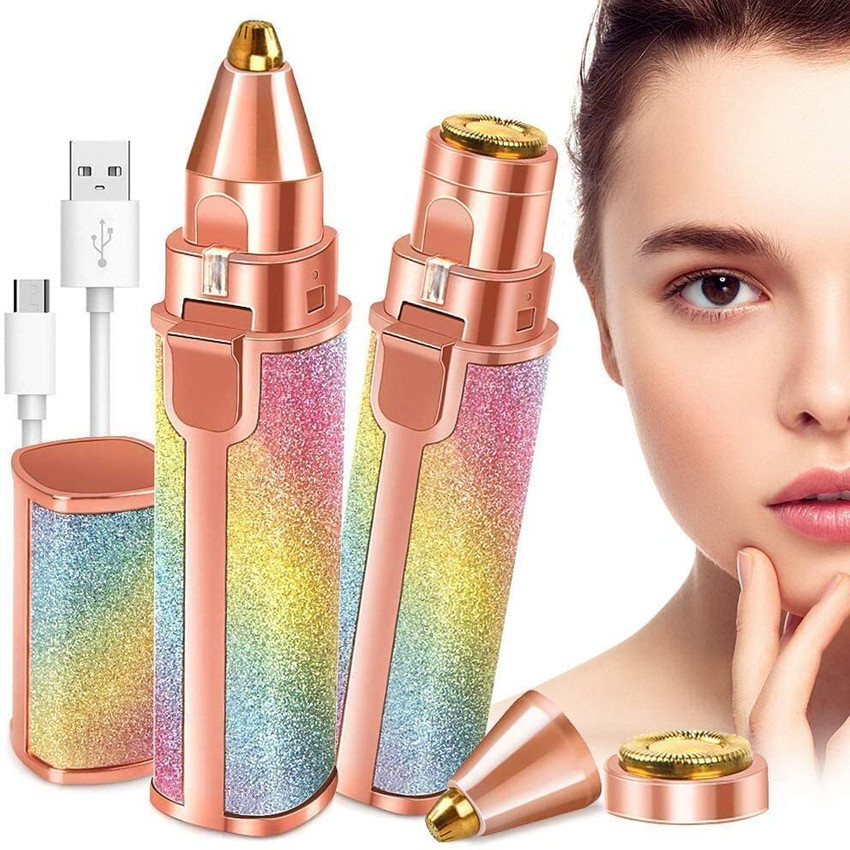 TREZVINA Hair Removal Rainbow Flawless 2 in 1 USB Trimmer Hair Curler Price in India Buy TREZVINA Hair Removal Rainbow Flawless 2 in 1 USB Trimmer Hair Curler Online In India