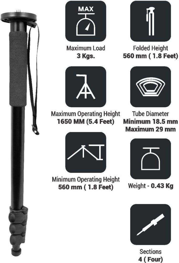 digitek dmp 60 n professional monopod