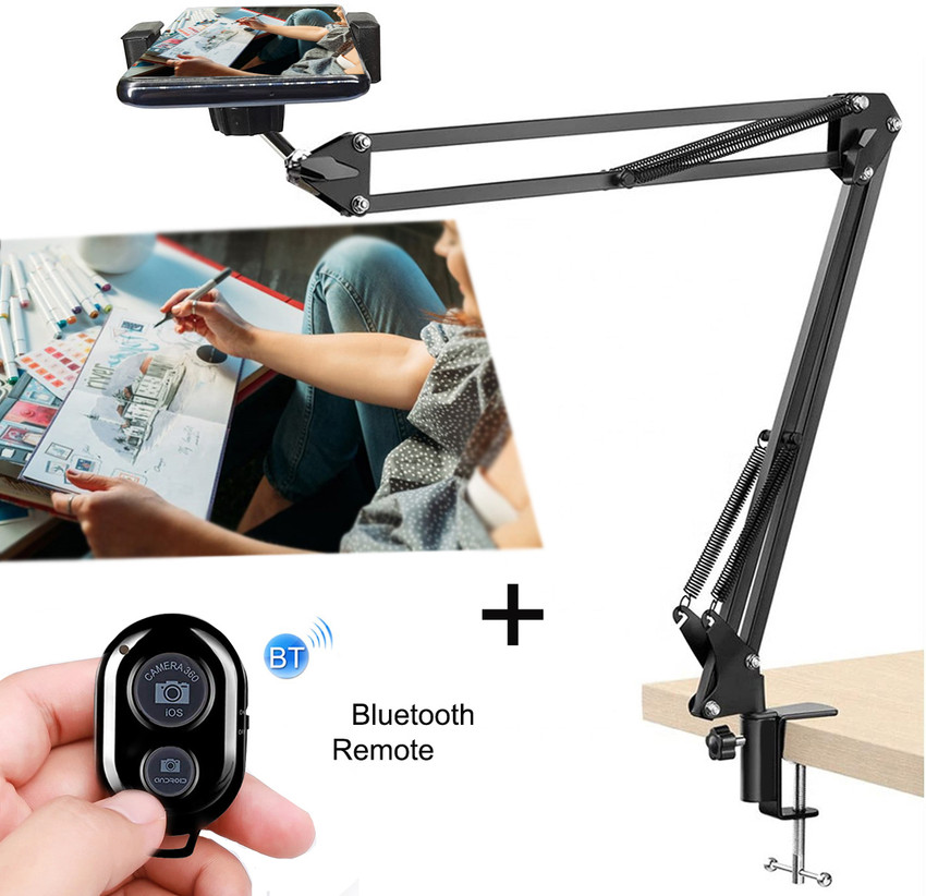 Overhead tripod for store phone