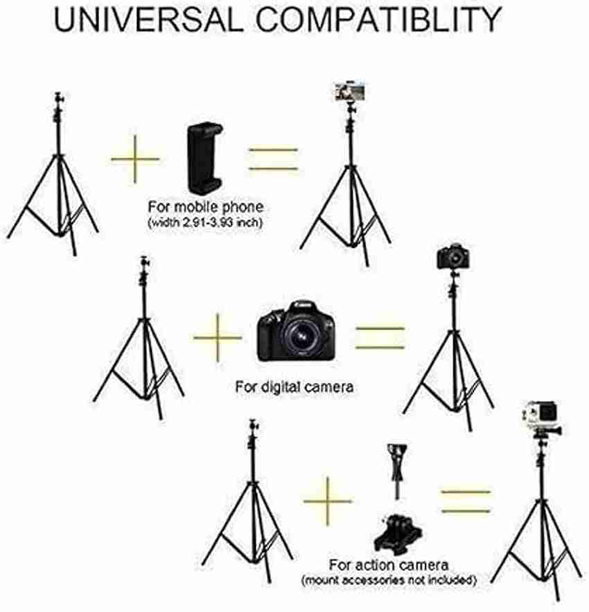 samphalos Tripod 2.1 Meter Stand 7 feet 200cm Strong Metal