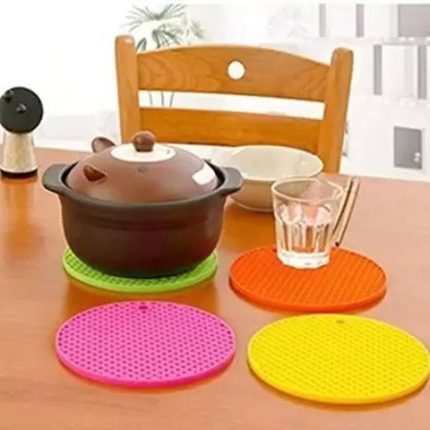 Indigen Hot Mat Heat Pad Insulated hot Pot mat Kitchen Placemats Insulation  mats Silicon Trivet Price in India - Buy Indigen Hot Mat Heat Pad Insulated  hot Pot mat Kitchen Placemats Insulation