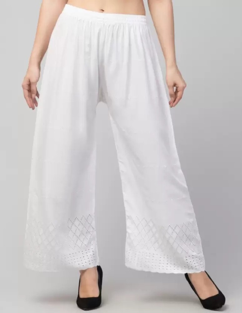 Buy Cotton White Pant Online at Best Prices in India