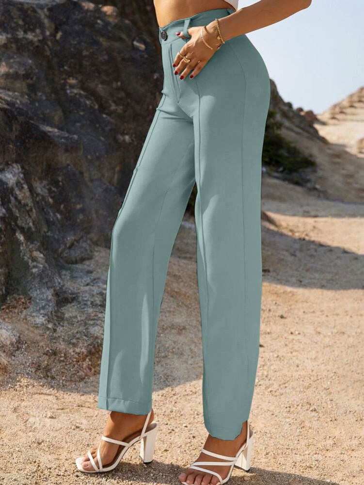 High Waist Trouser  STREET NINE FASHIONS