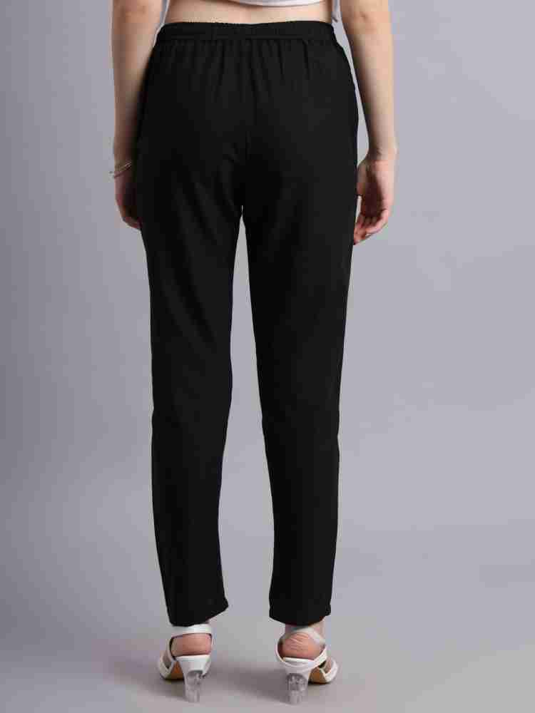 Buy Black Trousers & Pants for Women by Vastrawada Online