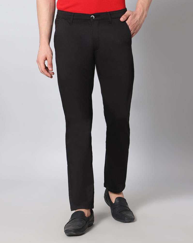 Buy Black Trousers & Pants for Men by MCHENRY Online