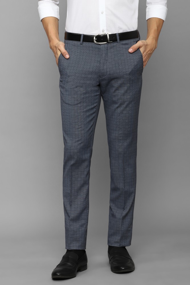 Louis Philippe Sport Casual Trousers, Louis Philippe Blue Trousers for Men  at louisphilippe.abfrl.in