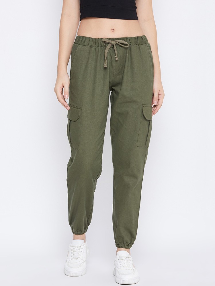 WOMEN STYLISH GREEN CARGO PANT