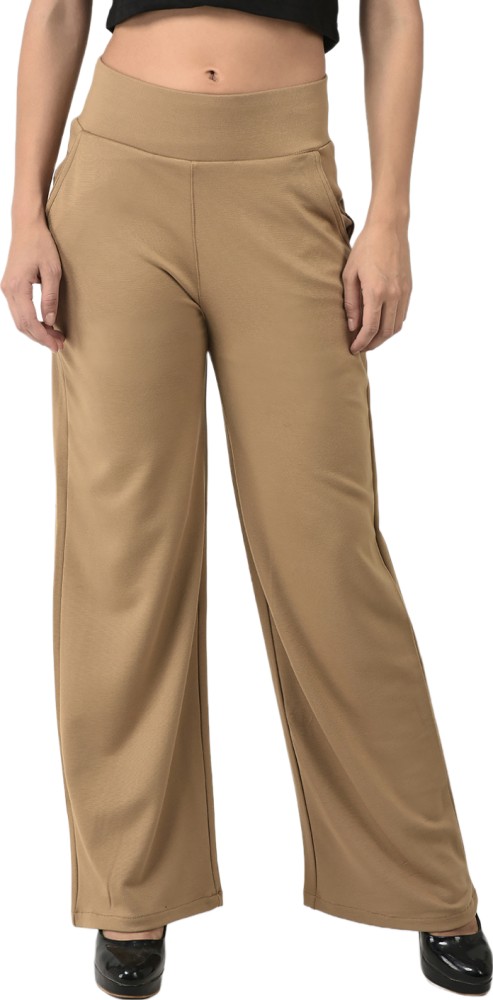 FNOCKS Women's Premium Cotton Regular Fit Trouser/Lounge Pants/Track Pants