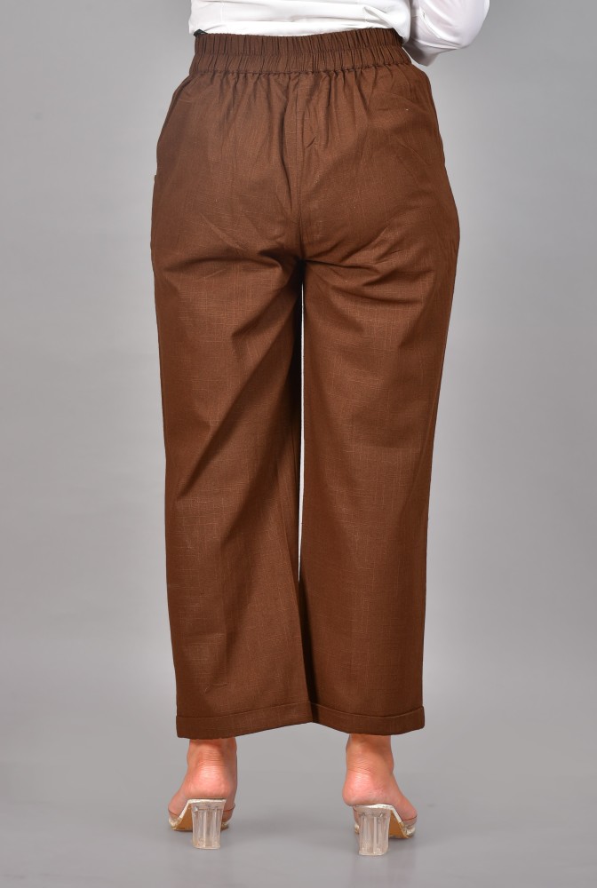 Buy Nuon by Westside Dark Brown Bootcut Pants for Online  Tata CLiQ