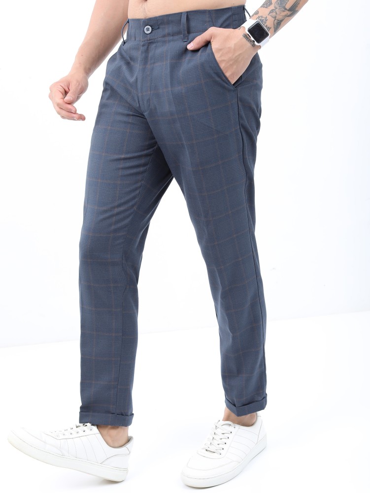 Buy Mens Smart Casual Chino Cotton Trousers Pants with Elasticated Waist  Loose Fit Online at desertcartINDIA