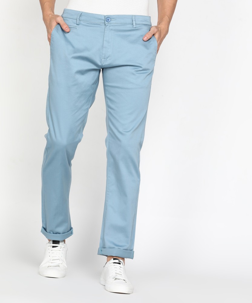 ERENCHINO Regular Fit Men Blue Trousers  Buy ERENCHINO Regular Fit Men Blue  Trousers Online at Best Prices in India  Flipkartcom