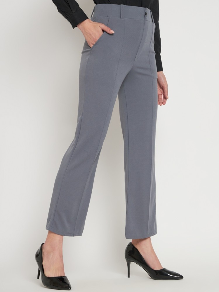 Womens Alderley Slim Leg Trouser Suit Grey Sharkskin  SHOP ALL WORKWEAR  from Simon Jersey UK