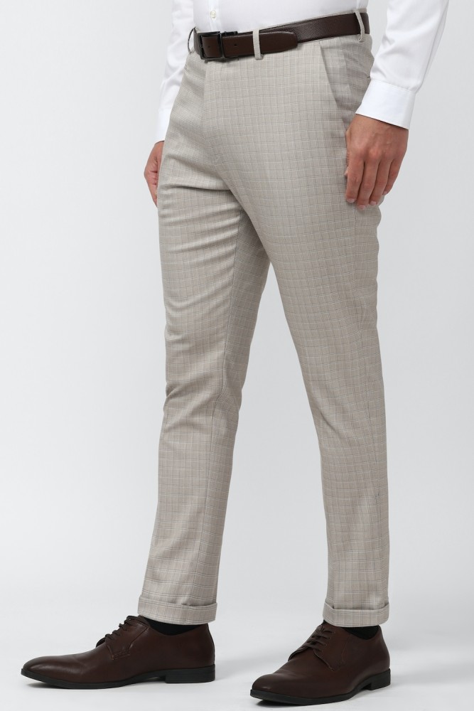 Buy Men Navy Solid Neo Slim Fit Formal Trousers Online  742230  Peter  England