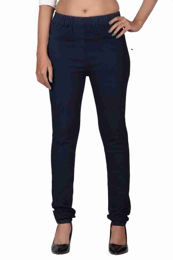 Buy FITWINGS Women's Demin Lycra Jeans I Skinny High Rise