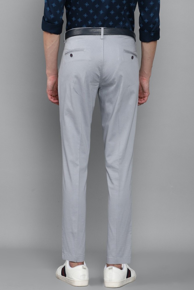 Louis Philippe Sport Casual Trousers Buy Louis Philippe ATH Work Grey  Trousers Online  Nykaa Fashion