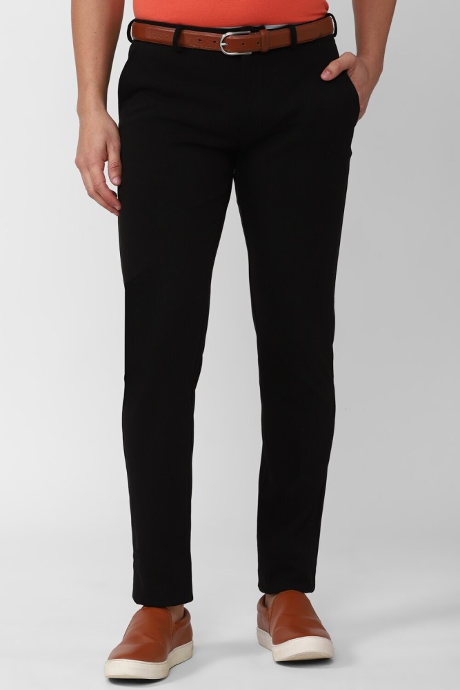 Buy Women Black Regular Fit Solid Casual Trousers Online  742714  Allen  Solly