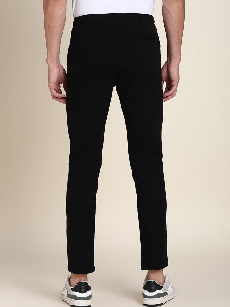 Buy Dennis Lingo Men Cotton Tapered Fit Joggers Trousers