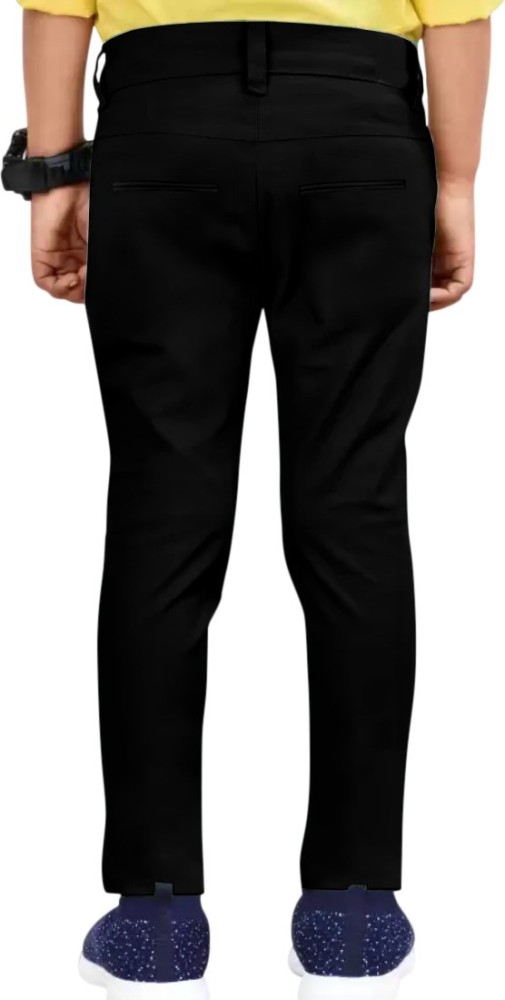 Armani black shop trousers