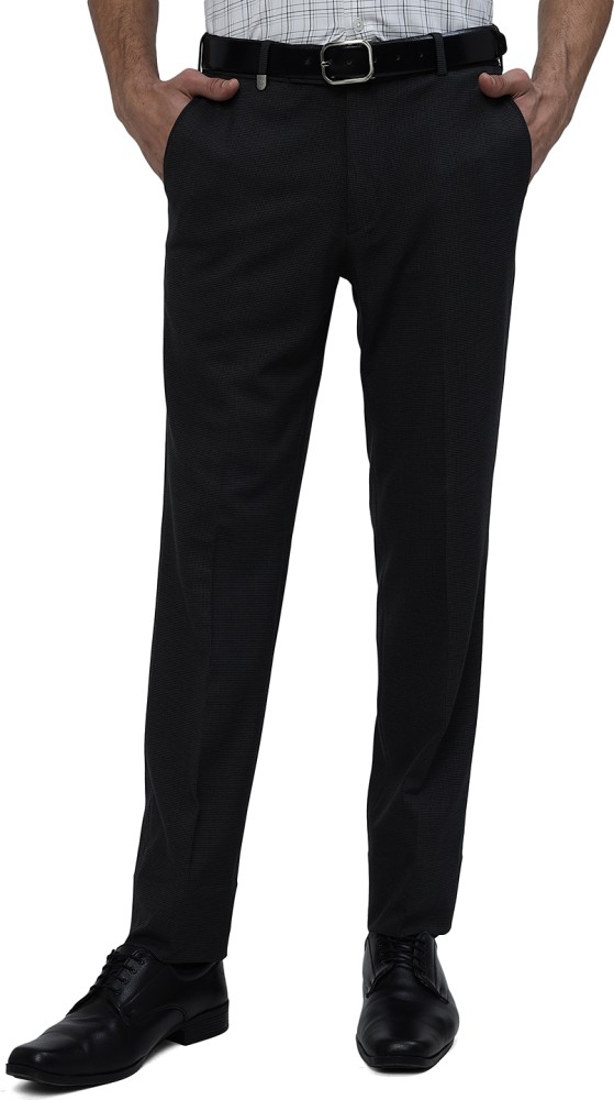 Buy BLACKBERRYS Cotton Polyester Terry Slim Fit Mens Trousers