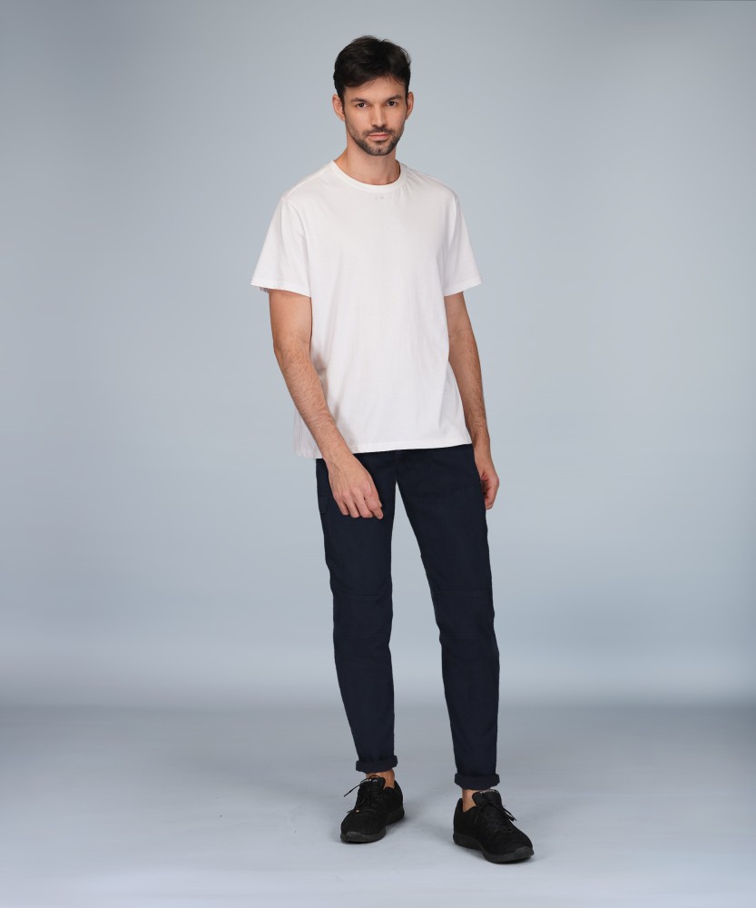 Scullers Slim Fit Men Grey Trousers  Buy Scullers Slim Fit Men Grey  Trousers Online at Best Prices in India  Flipkartcom