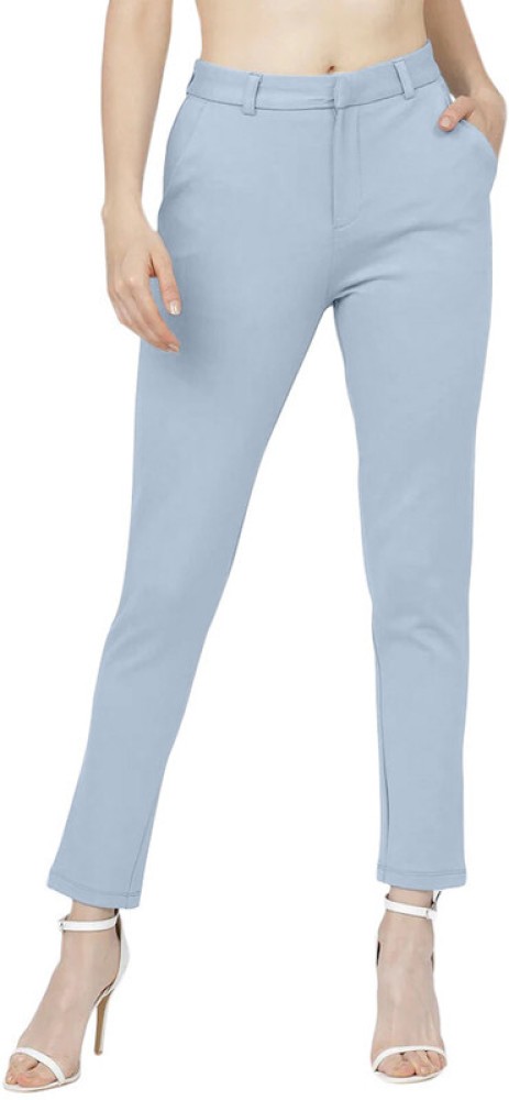 Buy Blue Sky Blue Trouser Cotton Pants for Best Price Reviews Free  Shipping