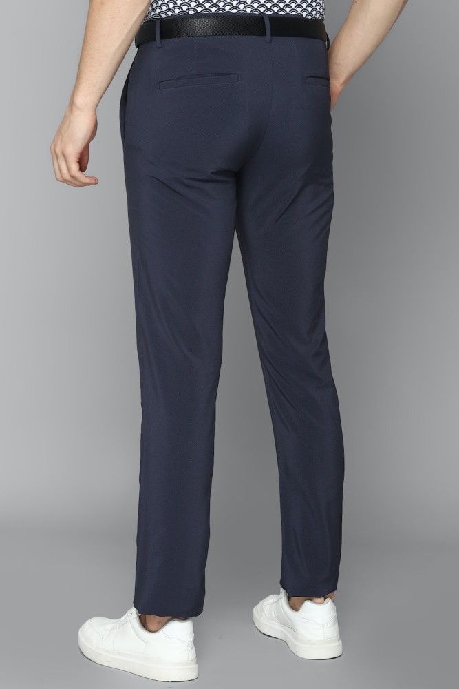Allen Solly Slim Fit Men Dark Blue Trousers  Buy Allen Solly Slim Fit Men  Dark Blue Trousers Online at Best Prices in India  Flipkartcom