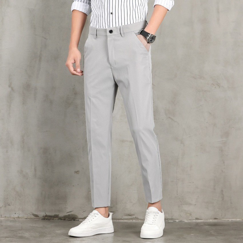 Silver Trousers  Buy Silver Trousers online in India