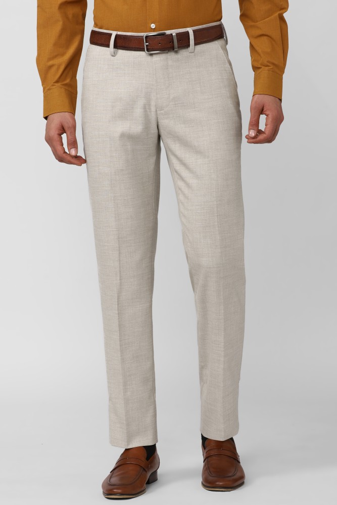 PETER ENGLAND Slim Fit Men Beige Trousers  Buy PETER ENGLAND Slim Fit Men Beige  Trousers Online at Best Prices in India  Flipkartcom