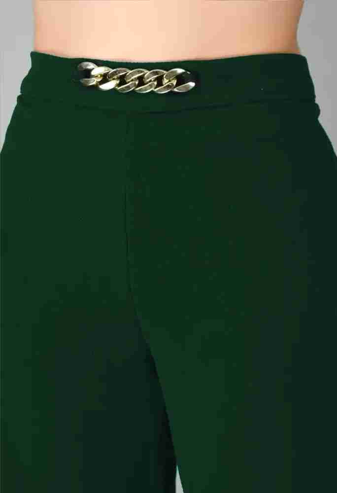 IUGA Regular Fit Women Green Trousers - Buy IUGA Regular Fit Women Green  Trousers Online at Best Prices in India