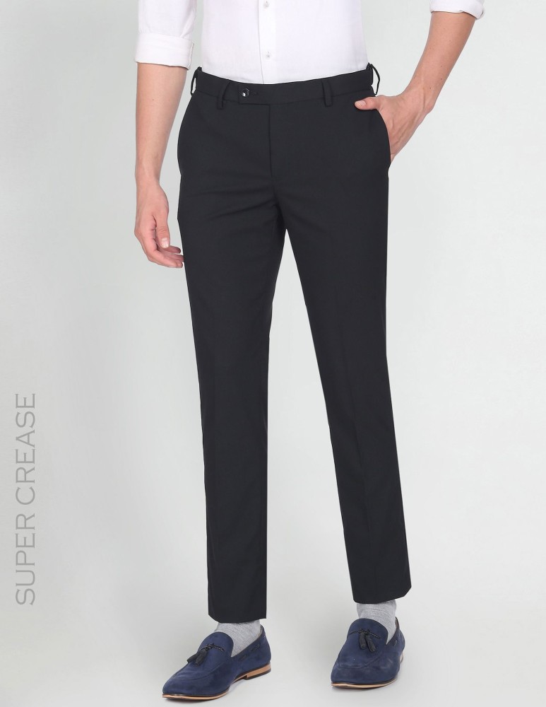 Buy Arrow Sports Mens Slim Pants ASADTR2496Dark Grey30 at Amazonin