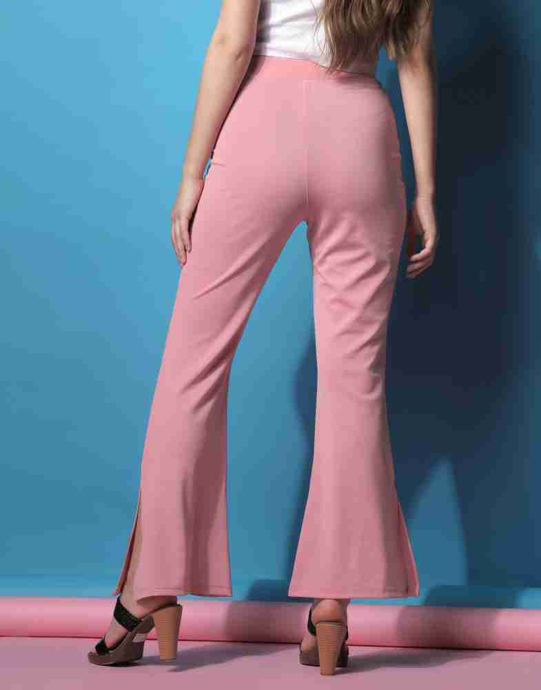 Siril Regular Fit Women Pink Trousers - Buy Siril Regular Fit Women Pink  Trousers Online at Best Prices in India