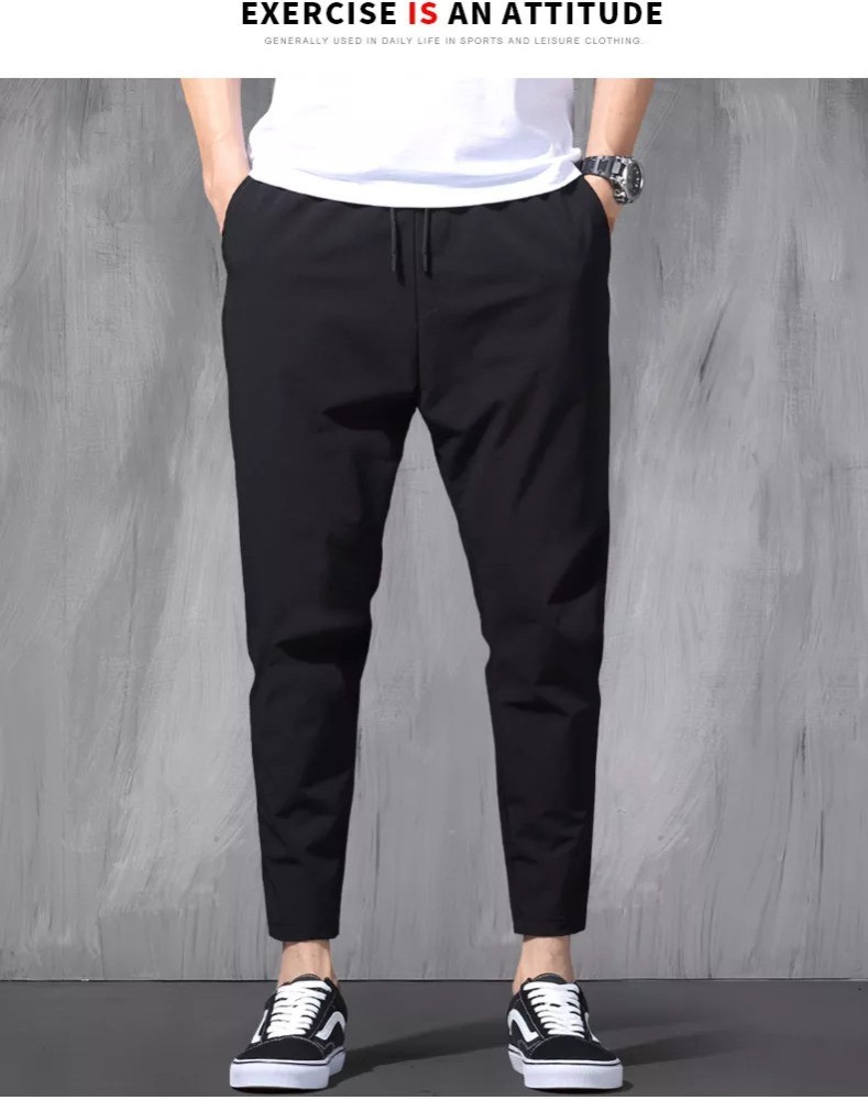 Aggregate 119+ black pants men’s slim latest