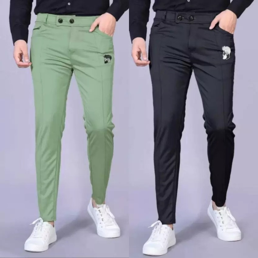 Buy BLACKBERRYS Solid Cotton Blend Regular Fit Mens Trousers  Shoppers Stop
