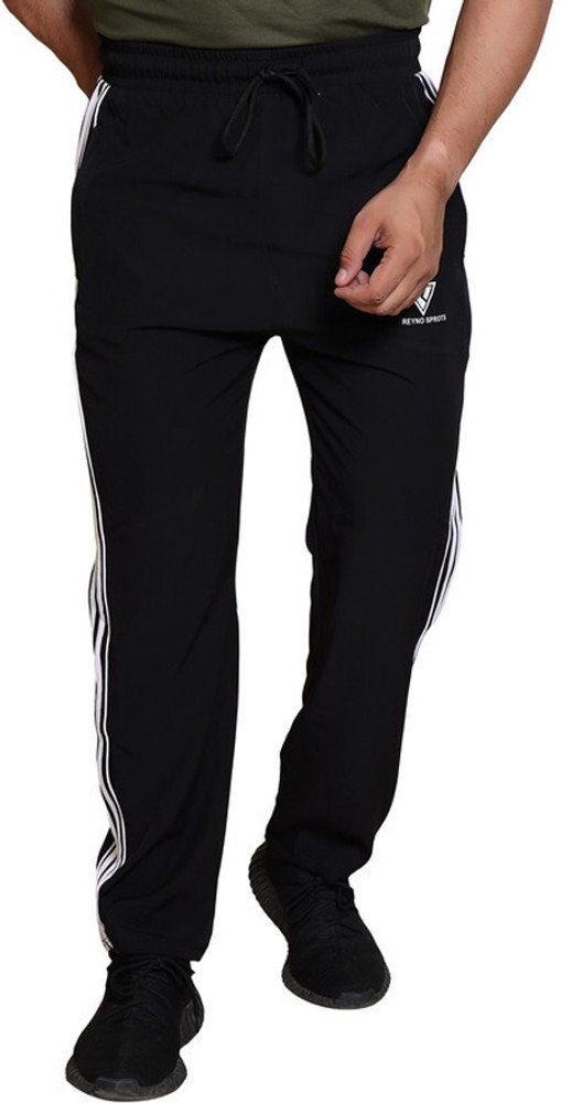 reyno sports Striped Men Black Track Pants Buy reyno sports Striped Men Black Track Pants Online at Best Prices in India Flipkart