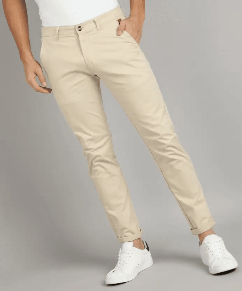 Buy COLOR PLUS Mens Slim Fit Solid Formal Trousers  Shoppers Stop