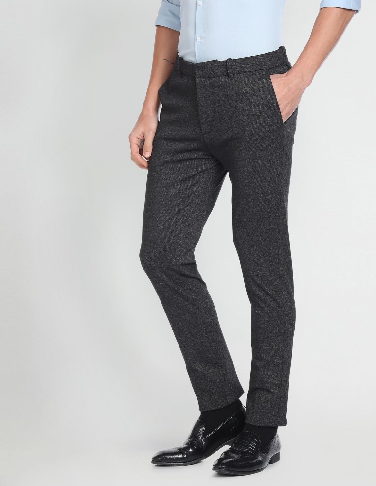 fcityin  Black Cream Slim Fit Formal Trouser Formal Pant For Men  Fancy