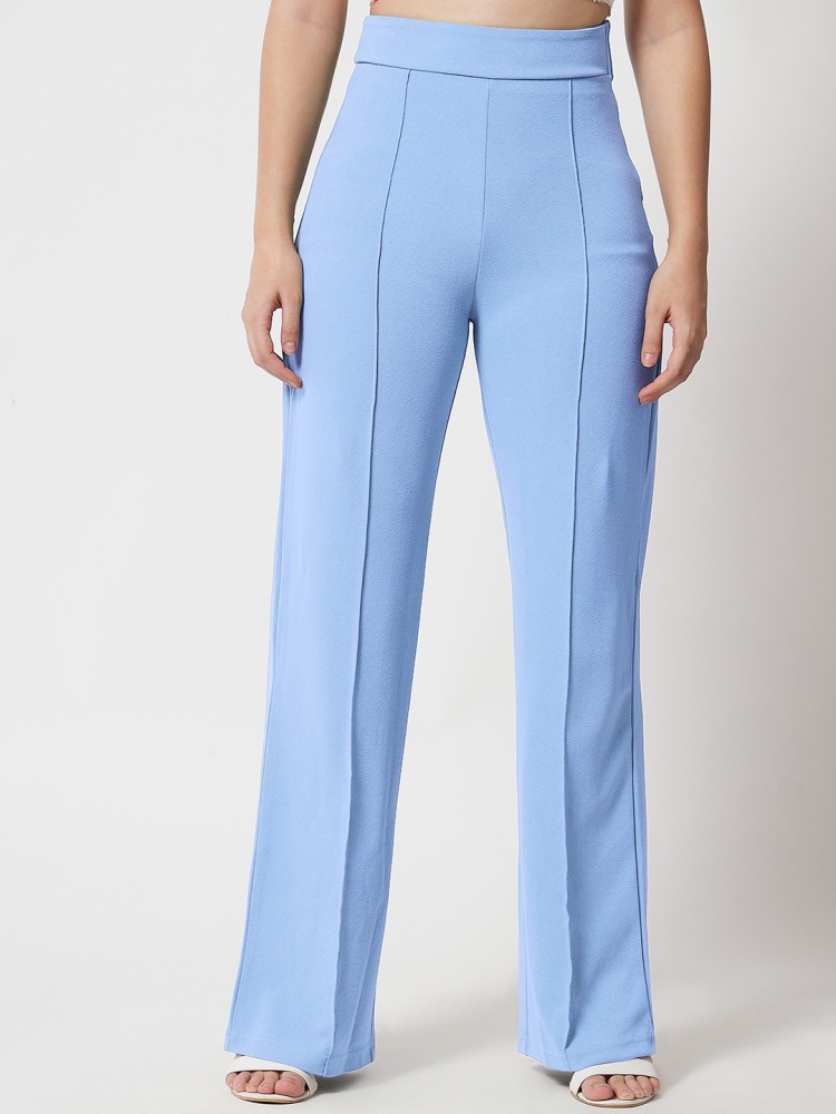 Arrow Formal Trousers  Buy Arrow Men Light Blue Jackson Slim Fit Patterned  Formal Trousers Online  Nykaa Fashion