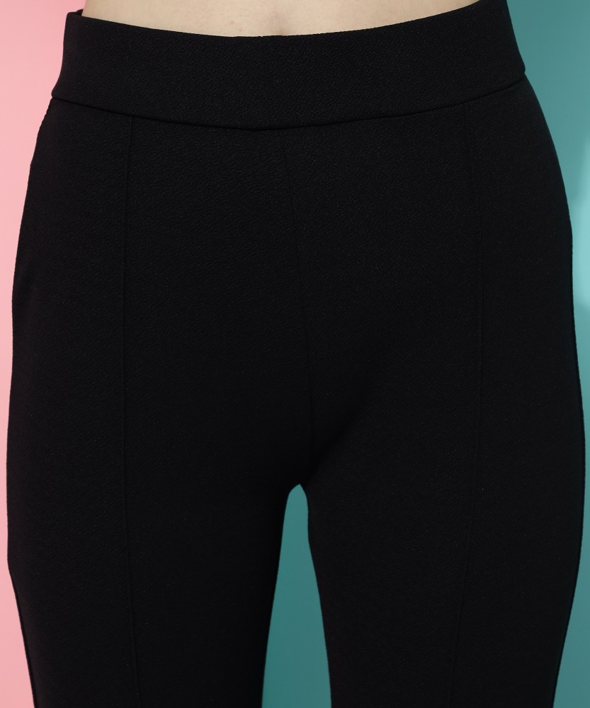 LEE TEX Regular Fit Women Black Trousers - Buy LEE TEX Regular Fit Women  Black Trousers Online at Best Prices in India