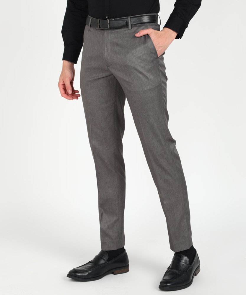 Ultimate Performance Birdseye Suit Trousers  Grey  Charles Tyrwhitt