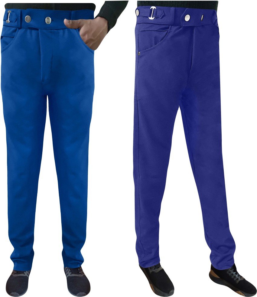 INDIAN TERRAIN Brooklyn Slim Fit Men Blue Trousers  Buy INDIAN TERRAIN  Brooklyn Slim Fit Men Blue Trousers Online at Best Prices in India   Flipkartcom
