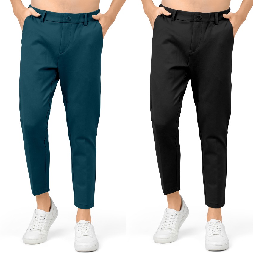 Buy Black Trousers  Pants for Men by NETPLAY Online  Ajiocom